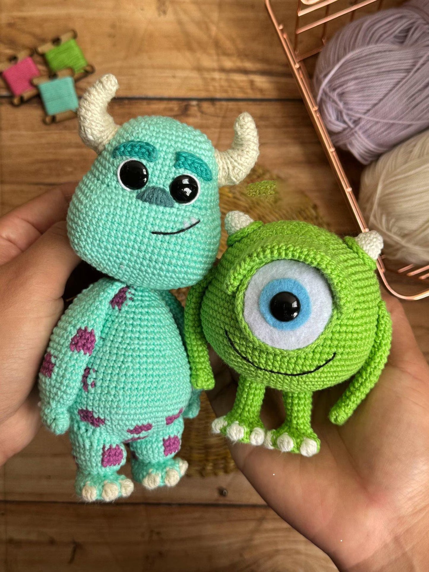 3in1 Cute Set Monster Crochet Pattern