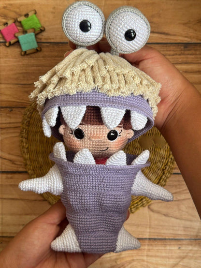 3in1 Cute Set Monster Crochet Pattern