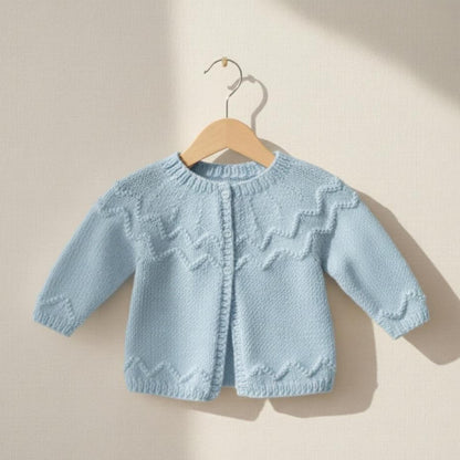 Easy Baby Cardigan Sweater Knitting Pattern