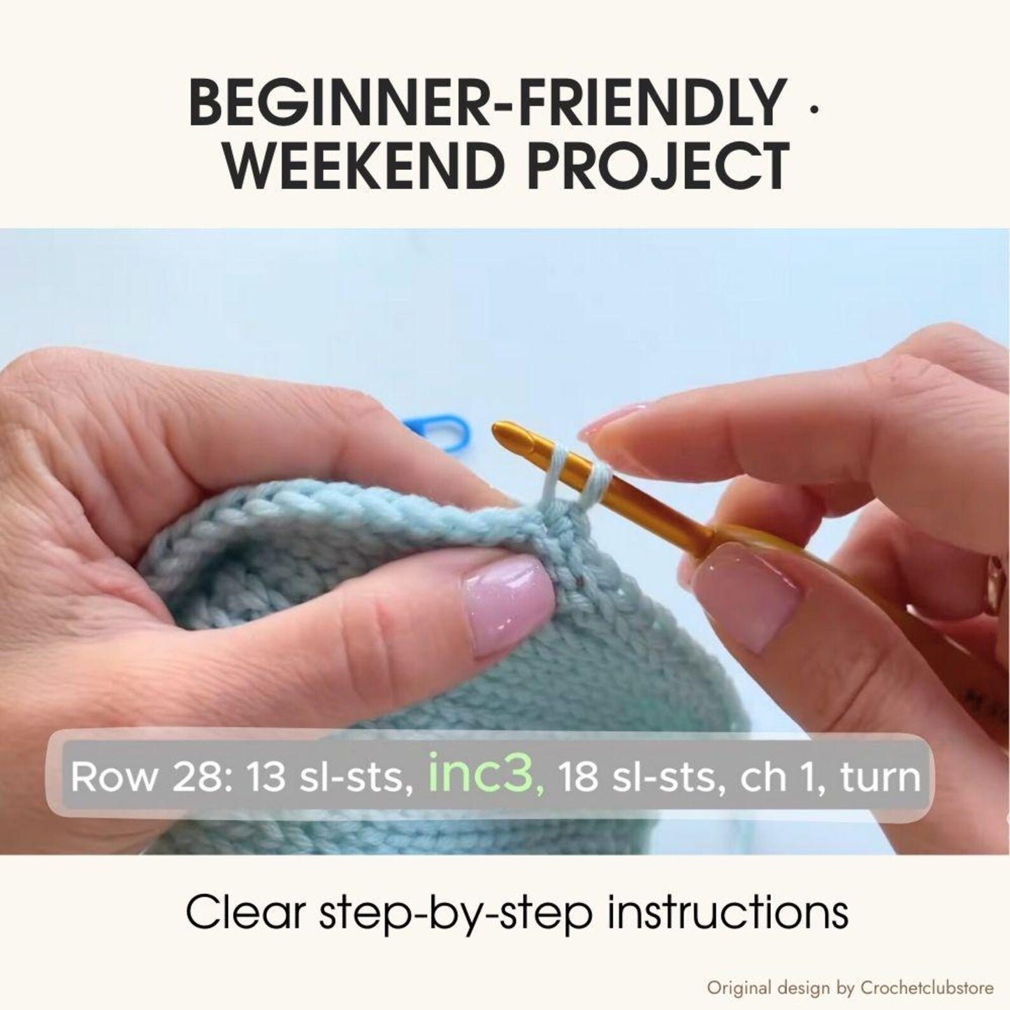 Knit Look Baby Socks Crochet Pattern