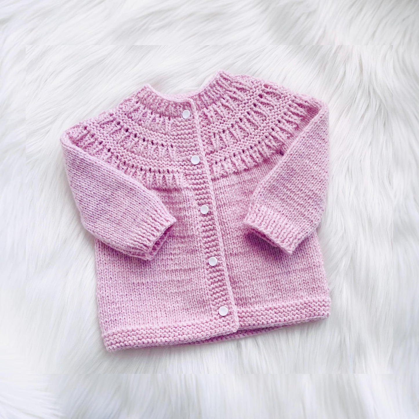 Easy Baby Cardigan Sweater Knitting Pattern