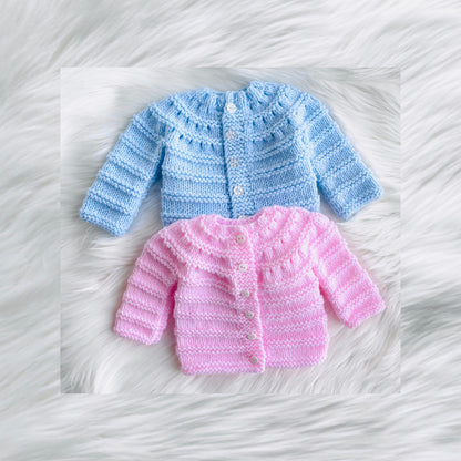 Easy Knit Baby Cardigan Sweater Knitting Pattern