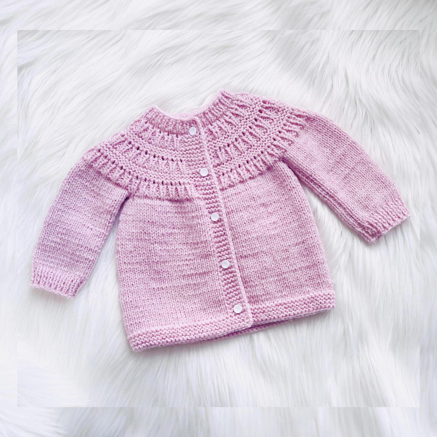 Easy Baby Cardigan Sweater Knitting Pattern