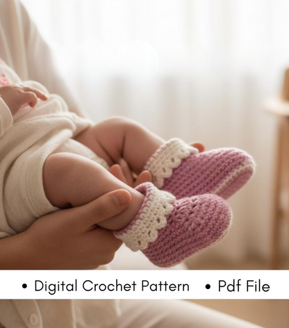 Baby Booties Crochet Pattern