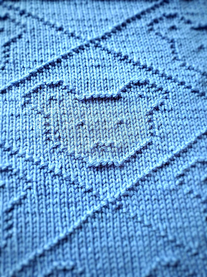 Bear Baby Blanket Knitting Pattern