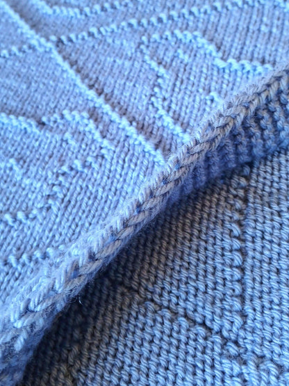 Bear Baby Blanket Knitting Pattern