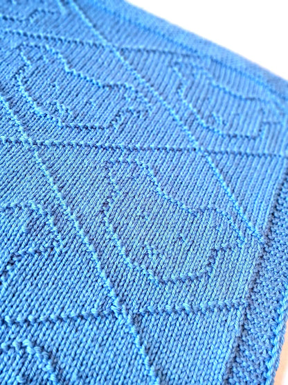 Bear Baby Blanket Knitting Pattern