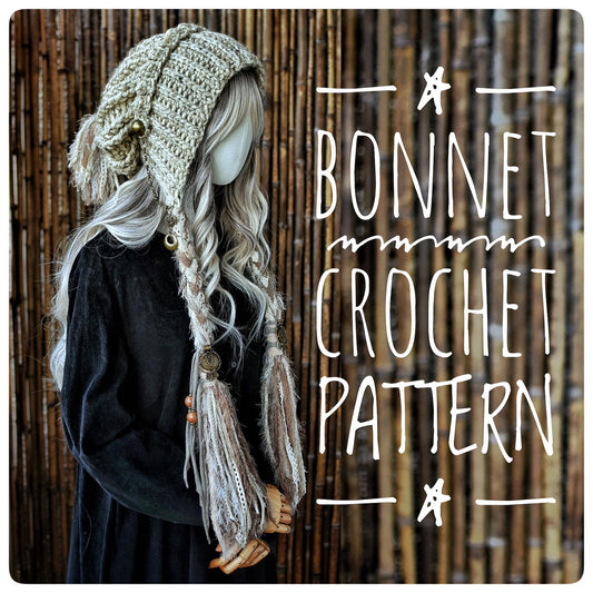Bonnet With Strap Crochet Pattern
