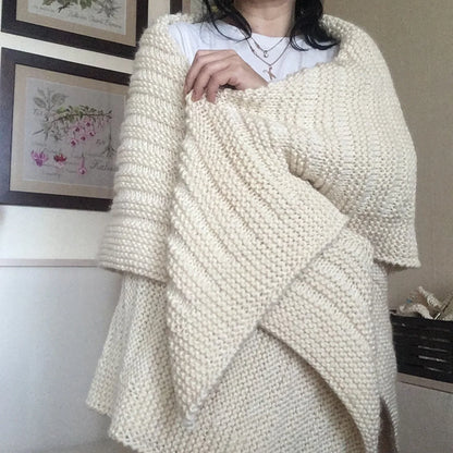 Easy Throw Blanket Knitting Pattern