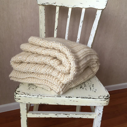 Easy Throw Blanket Knitting Pattern