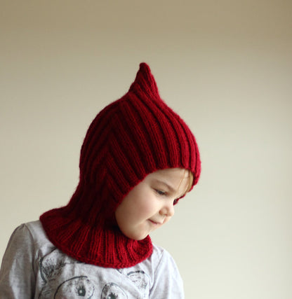 Balaclava Pixie Elf Hat Knitting Pattern