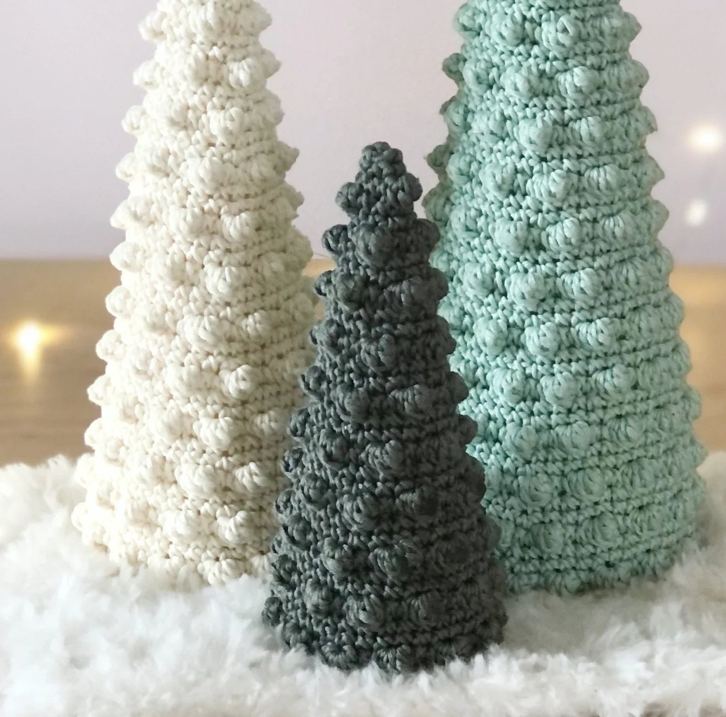 Bobble Trees Crochet Pattern
