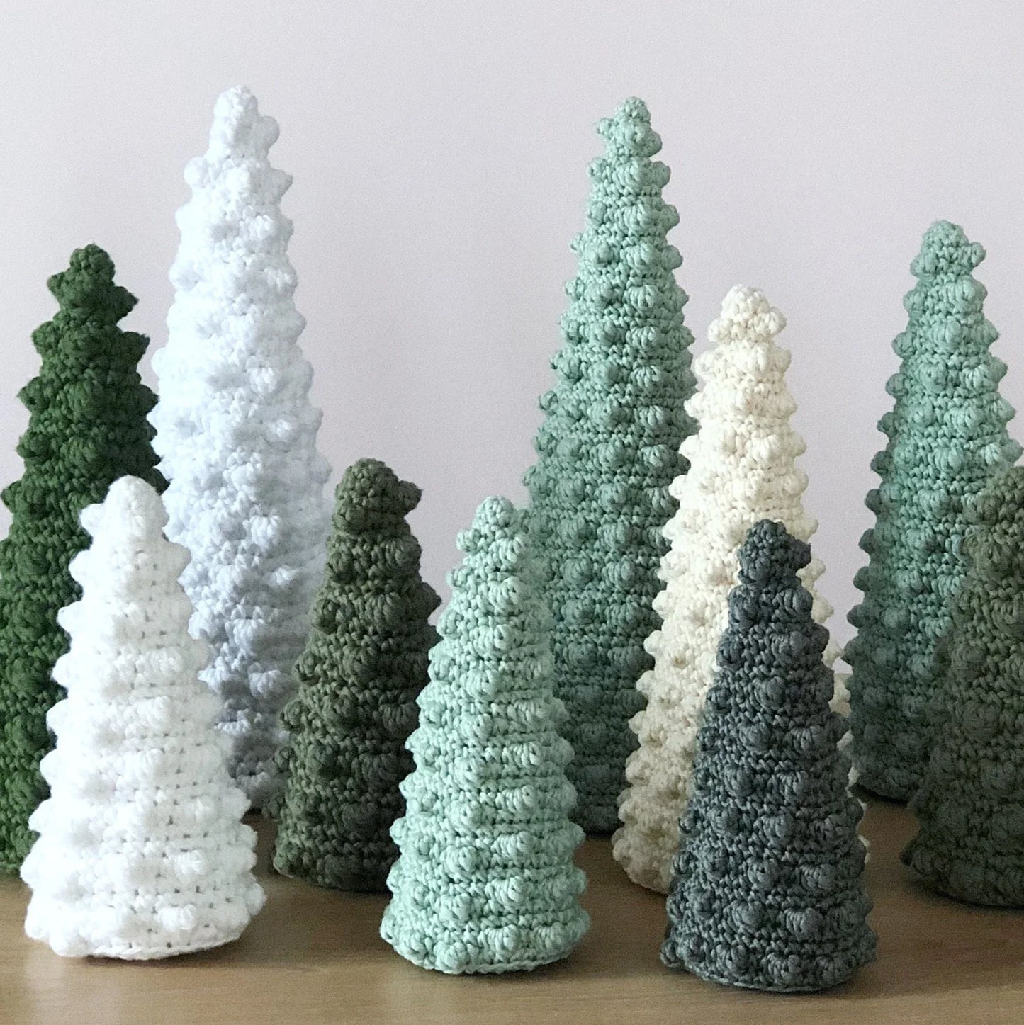 Bobble Trees Crochet Pattern