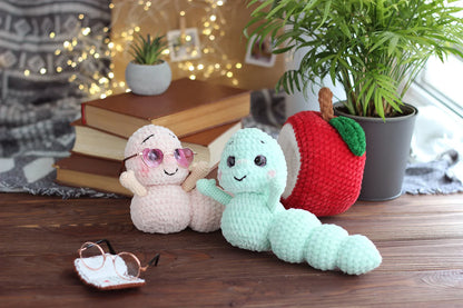 Apple Worm Crochet Pattern