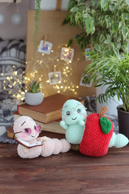 Apple Worm Crochet Pattern