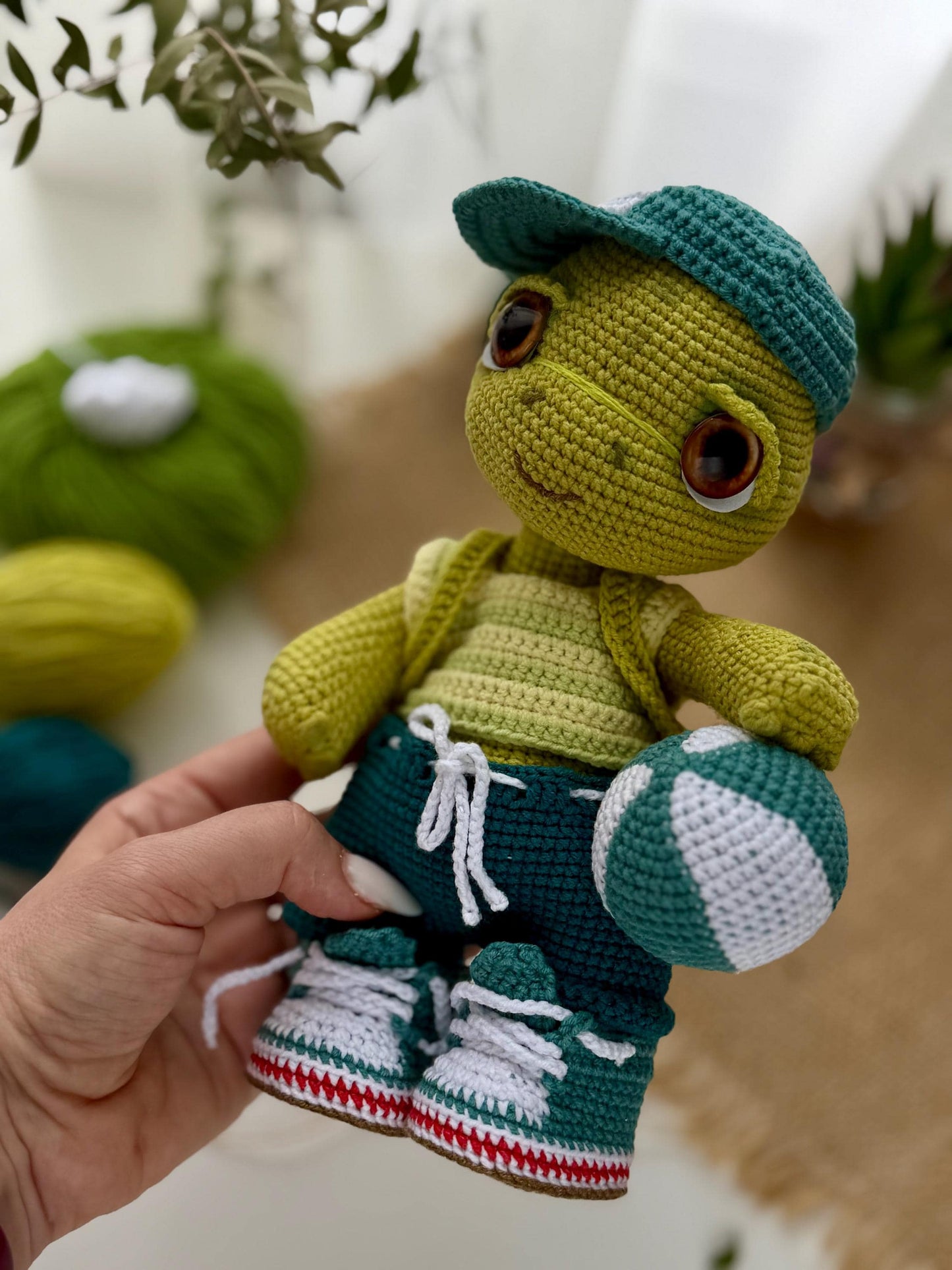 Beach Turtle Crochet Pattern