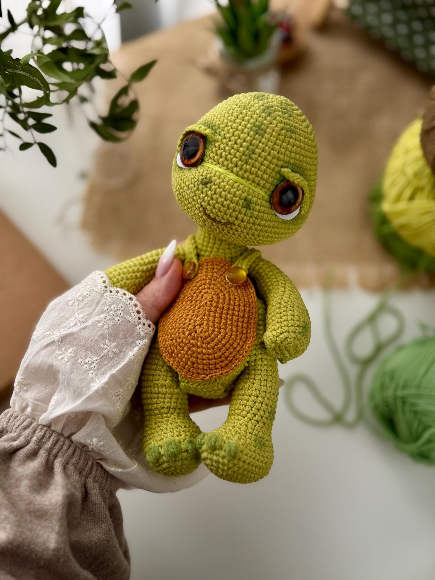 Beach Turtle Crochet Pattern