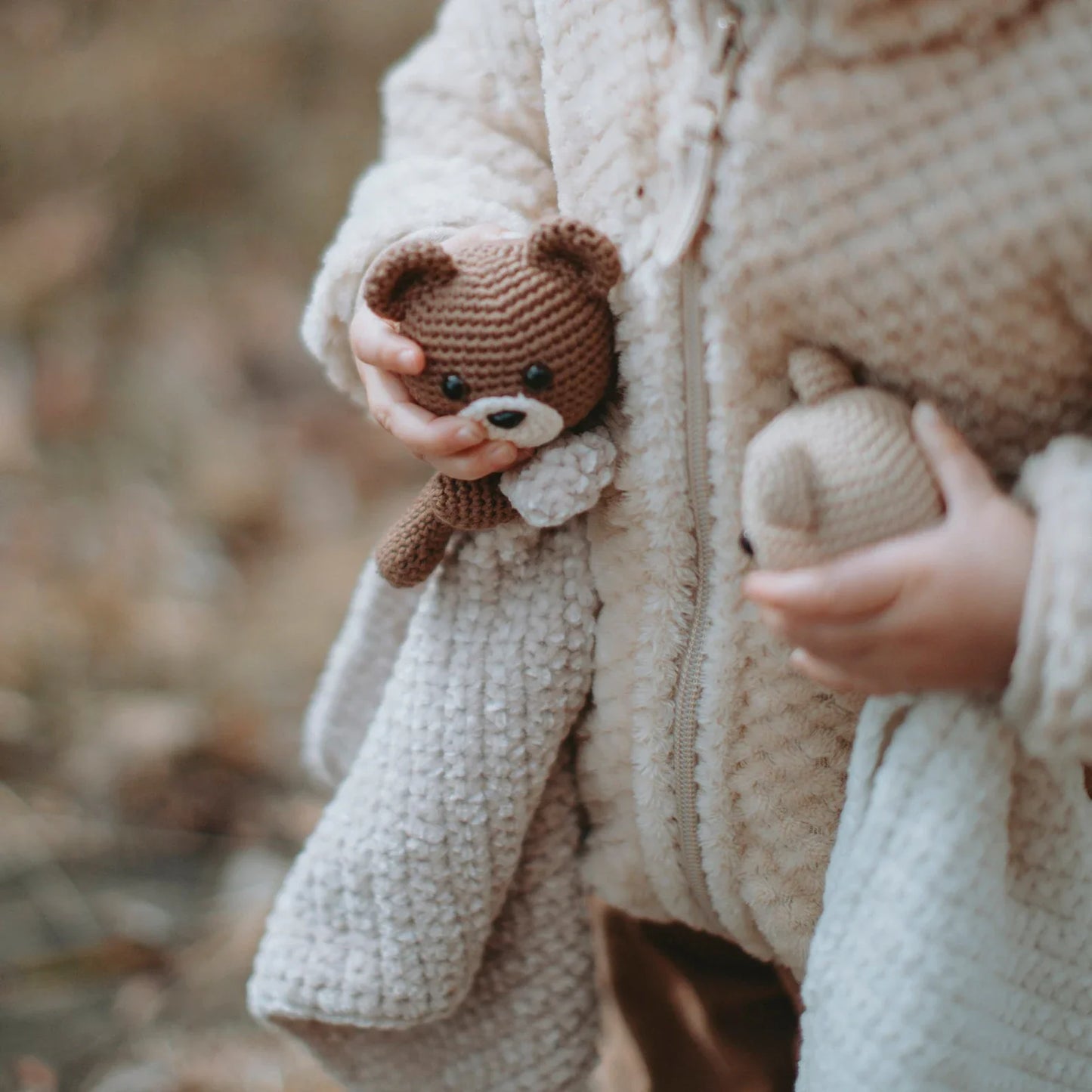 Bear Plush Security Blanket Comforter Crochet Pattern