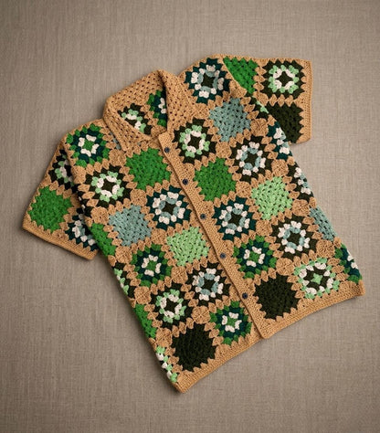 Boho Summer Shirt Crochet Pattern