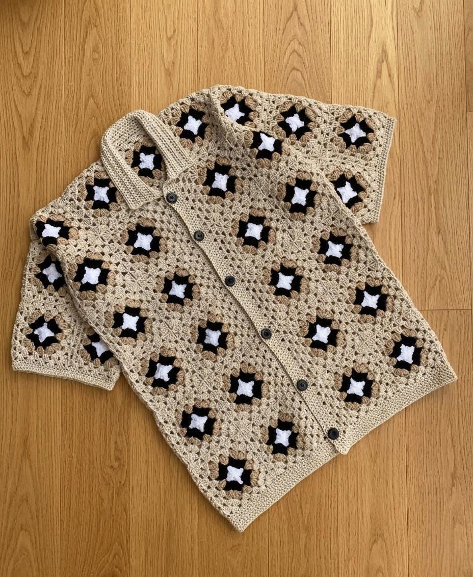 Boho Summer Shirt Crochet Pattern