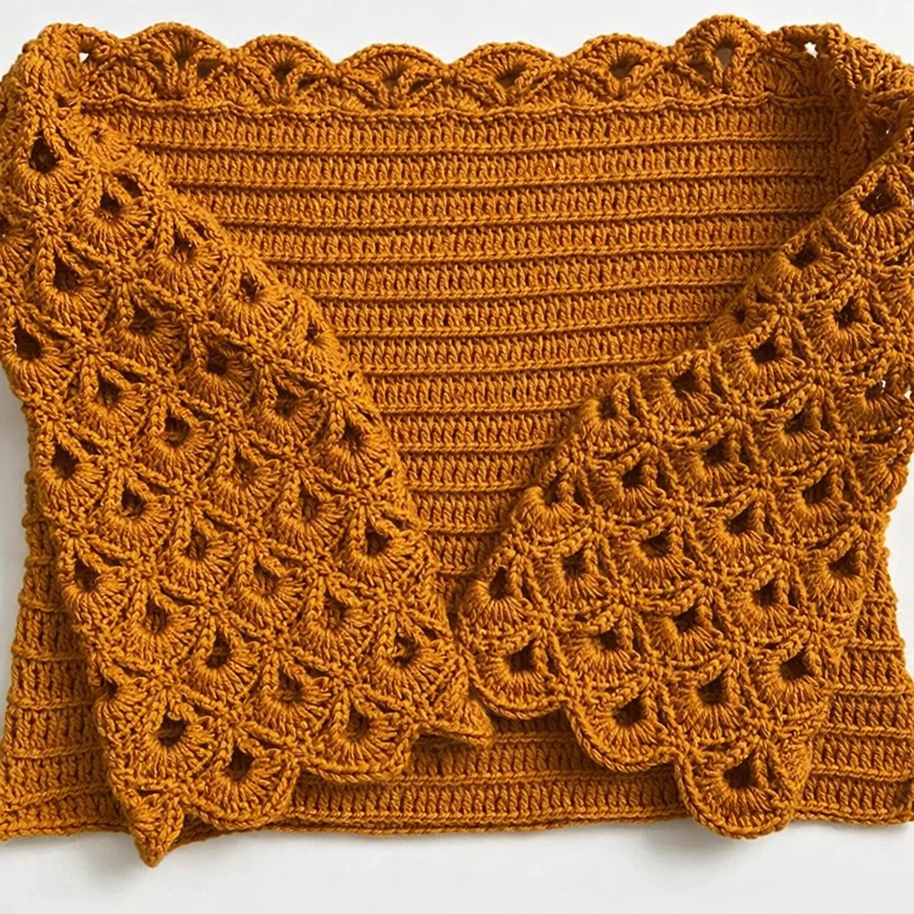 Lace Boho Sweater Crochet Pattern