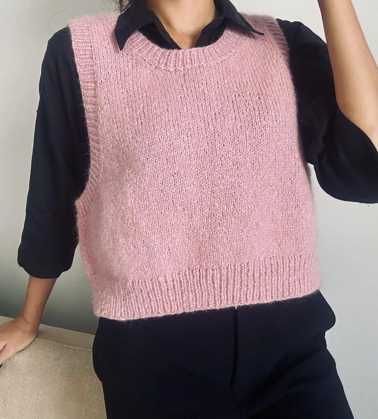 The Boxy Vest Knitting pattern