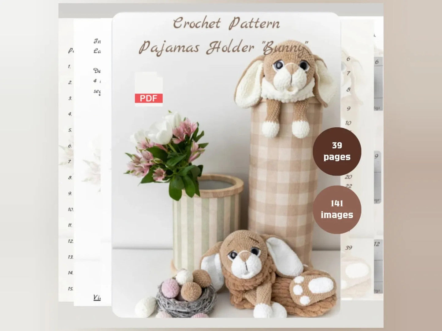 Bunny Lovey Crochet Pattern