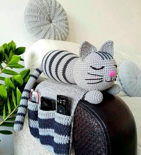 Cat Sofa Organizer Crochet Pattern