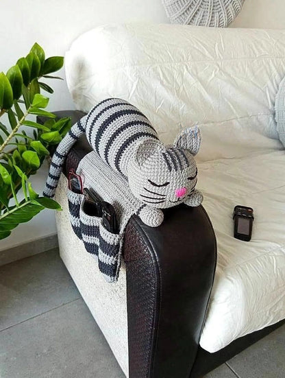 Cat Sofa Organizer Crochet Pattern