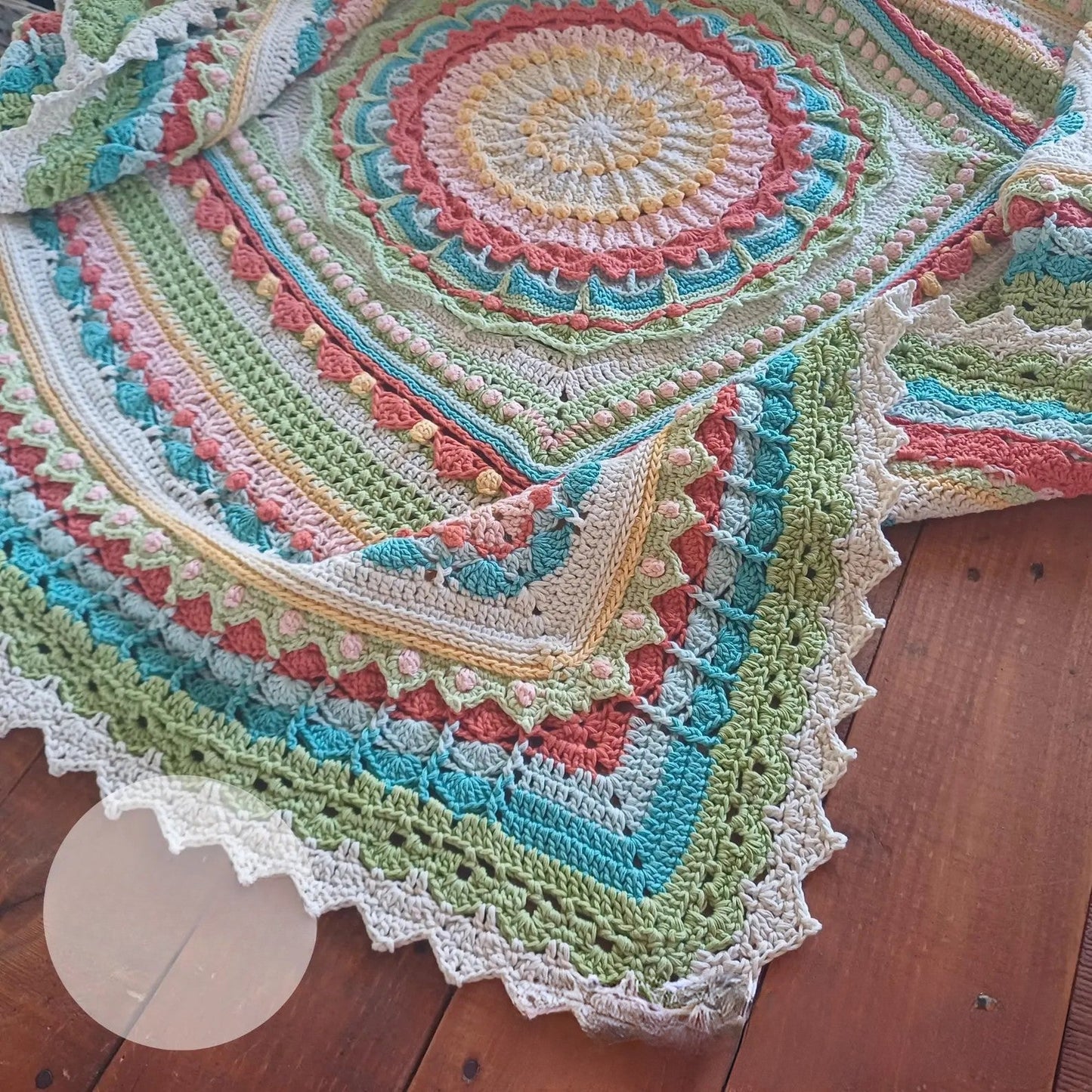 Whispers of Color Afghan Blanket Crochet Pattern