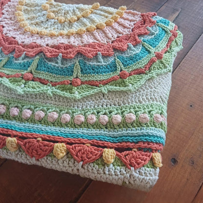 Whispers of Color Afghan Blanket Crochet Pattern