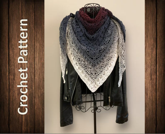 Triangular Scarf Chalastre Pattern