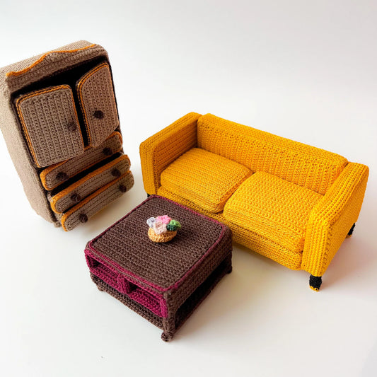 Dollhouse Furniture Set Pattern