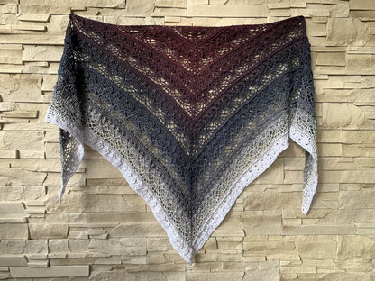 Triangular Scarf Chalastre Pattern