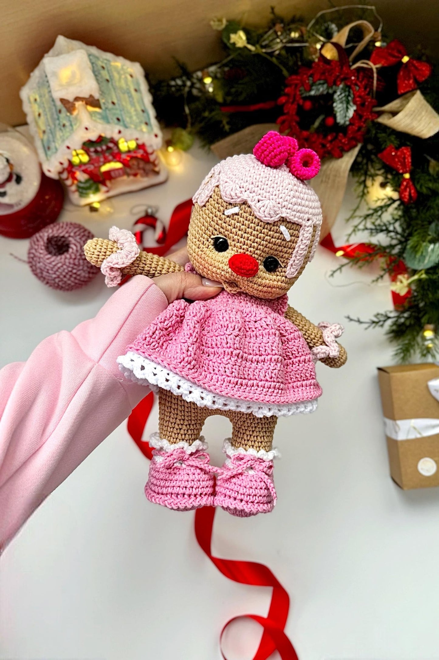 Gingerbread Man Crochet Pattern