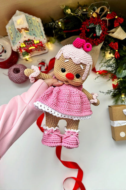 Gingerbread Man Crochet Pattern