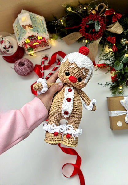 Gingerbread Man Crochet Pattern