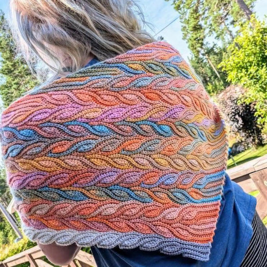 Crochet Shawl Scarf Pattern