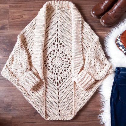 Cocoon Shrug Crochet Pattern
