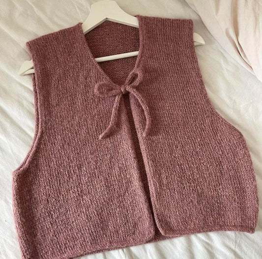 Feminine Vest Knitting Pattern