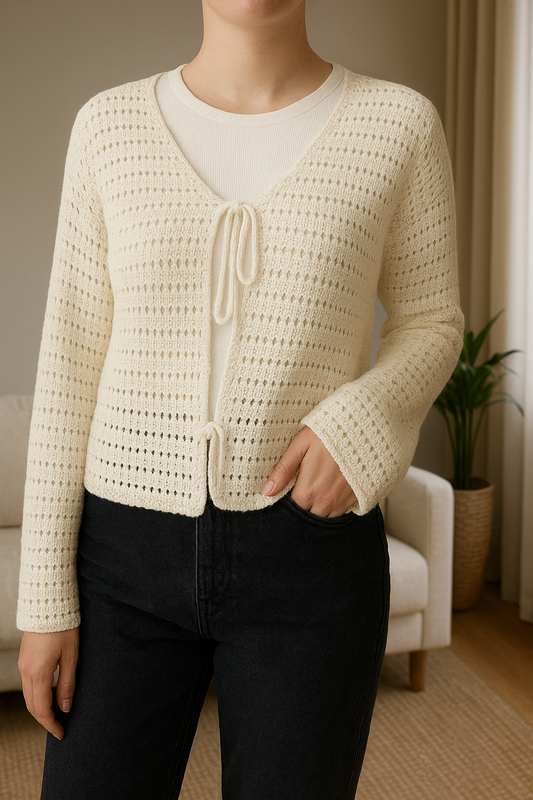Cotton Cardi crochet pattern