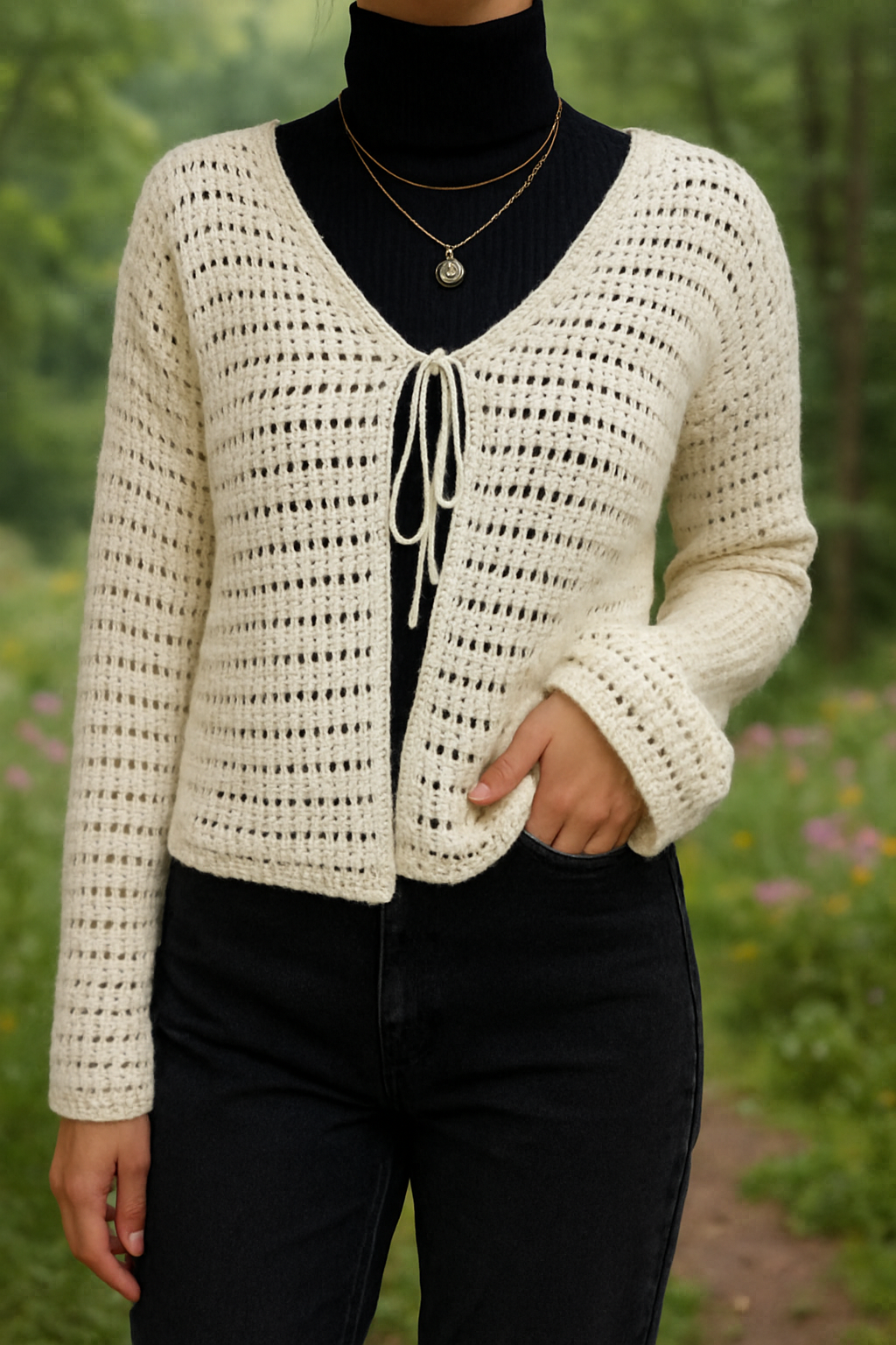 Cotton Cardi crochet pattern