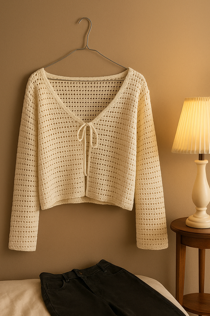 Cotton Cardi crochet pattern