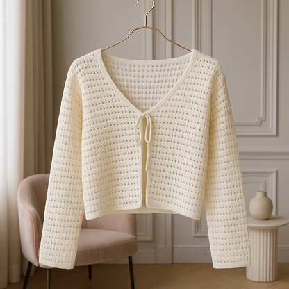 Cotton Cardi crochet pattern