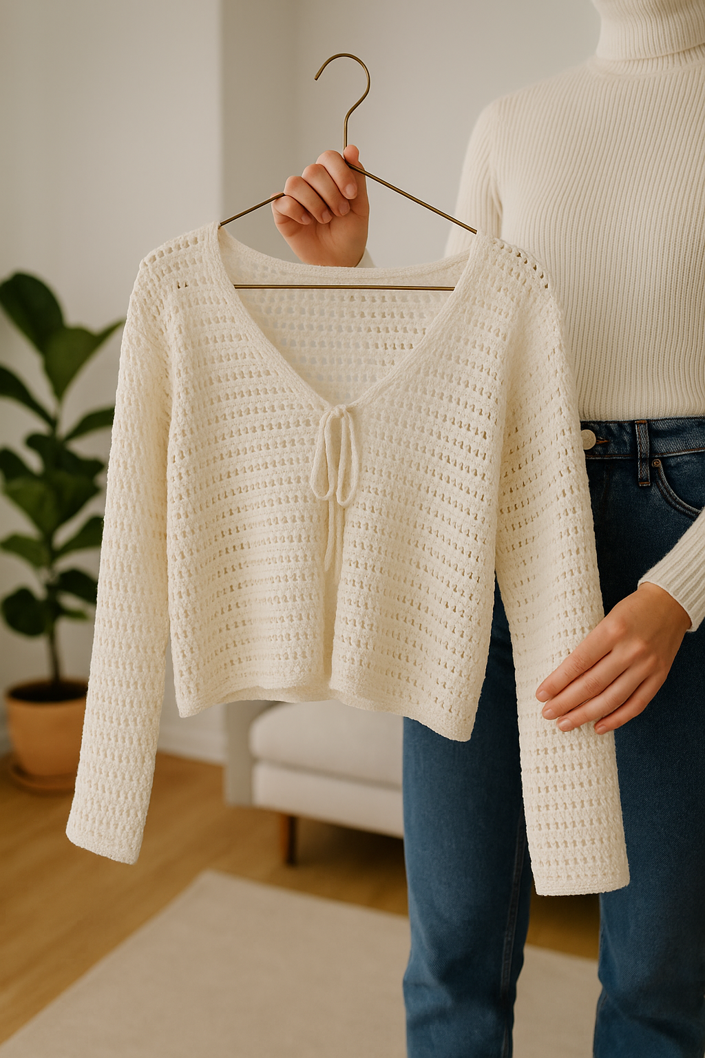 Cotton Cardi crochet pattern