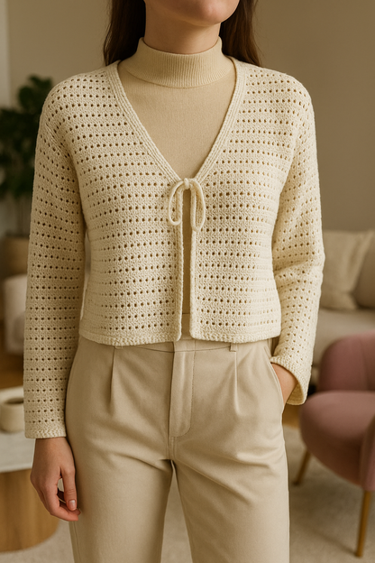 Cotton Cardi crochet pattern