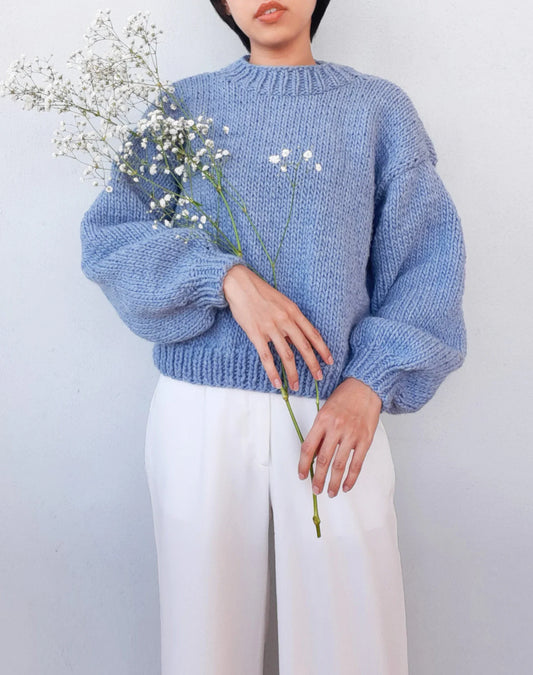Chunky Knitting Sweater Pattern
