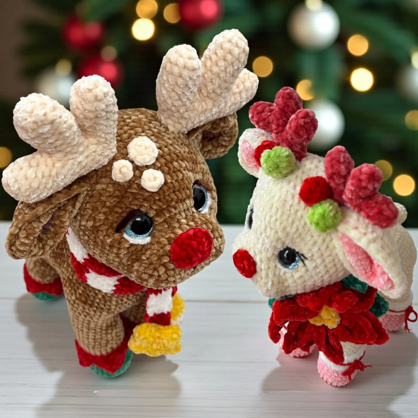 Couple Reindeer Crochet Pattern