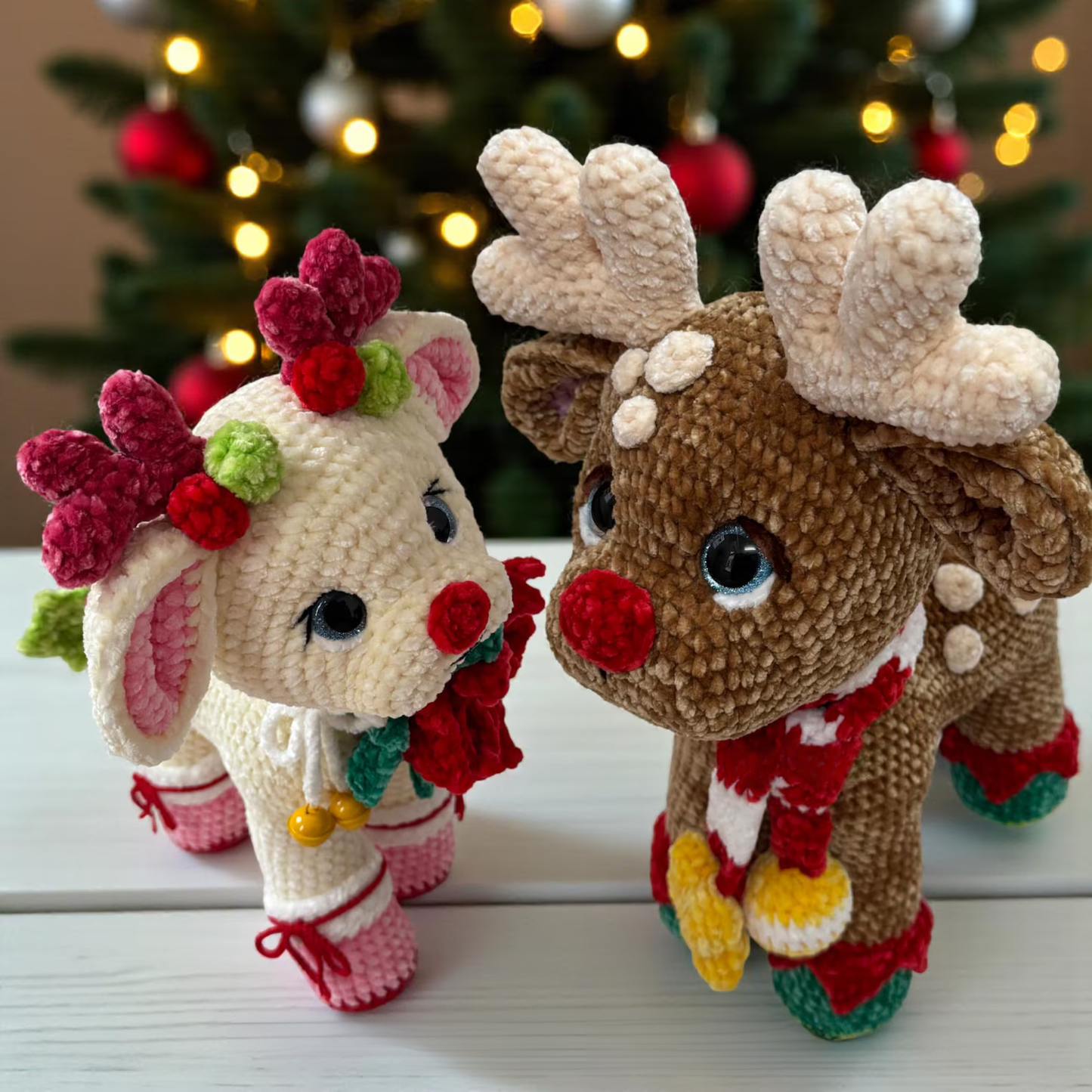 Couple Reindeer Crochet Pattern