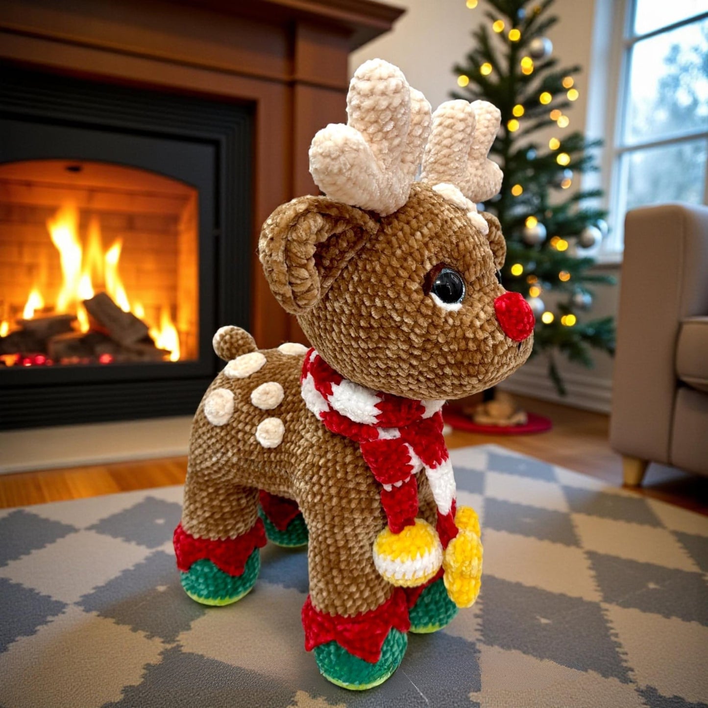 Couple Reindeer Crochet Pattern